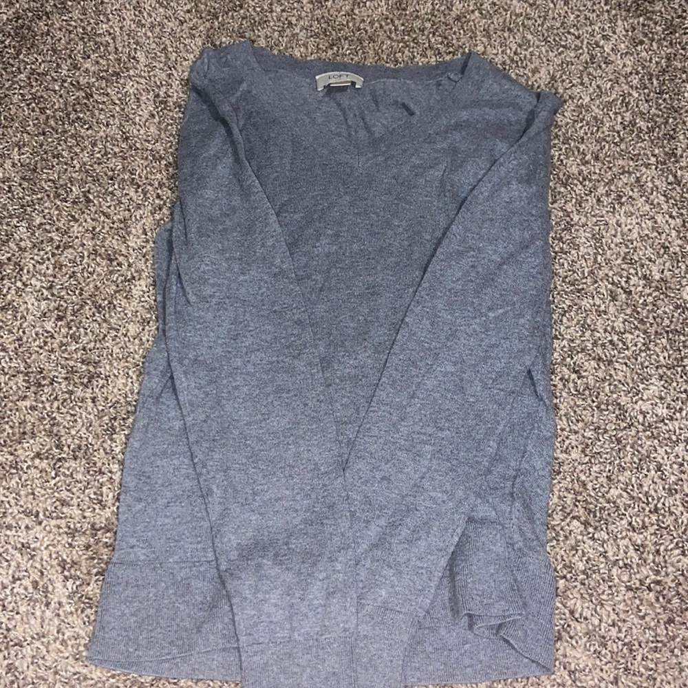 Loft Grey Long Sleeve T-Shirt